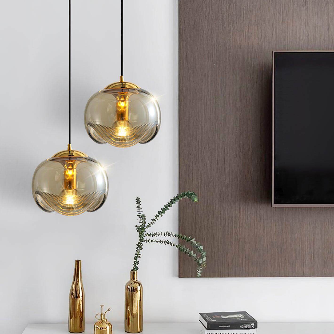Elegant Bølge Pendellampe | Moderne Design