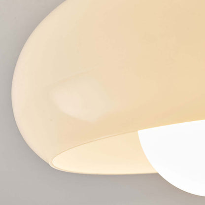 Vintage Hvid Lille Loftslampe