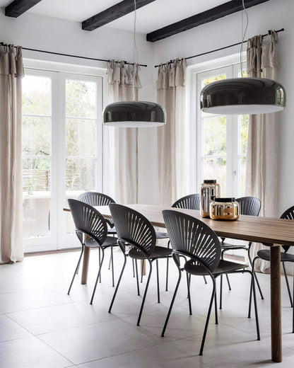 Moderne Pendellampe i Aluminium og Polykarbonat