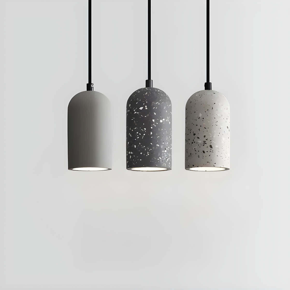 Moderne Beton Pendellampe - Dia 9,6cm