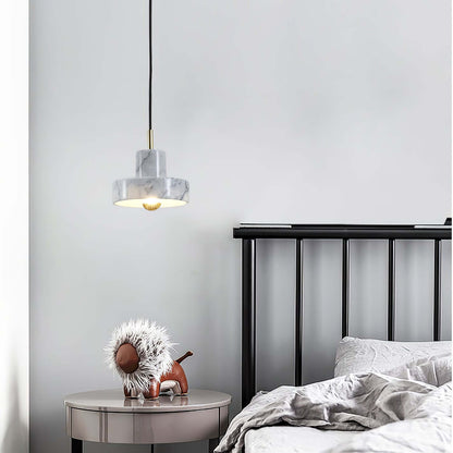 Elegant Marmor Pendellampe - Dia 18cm
