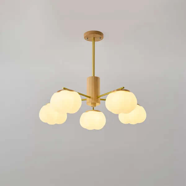 Moderne Loftslampe i Træ & Metal