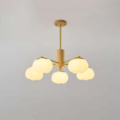 Moderne Loftslampe i Træ & Metal