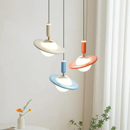 Modern LED-ringlampe | Justerbar højde | 3 farver