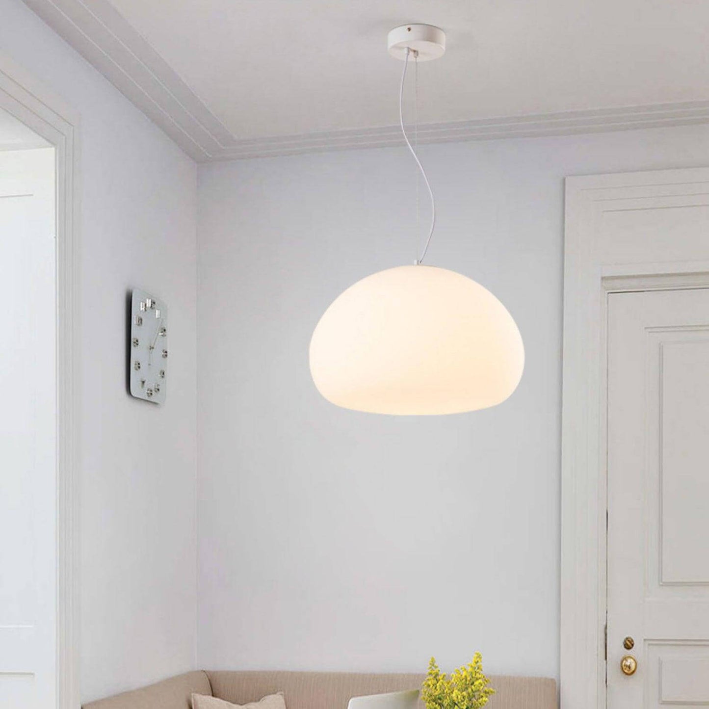 Elegant Dampet Bolle Pendellampe