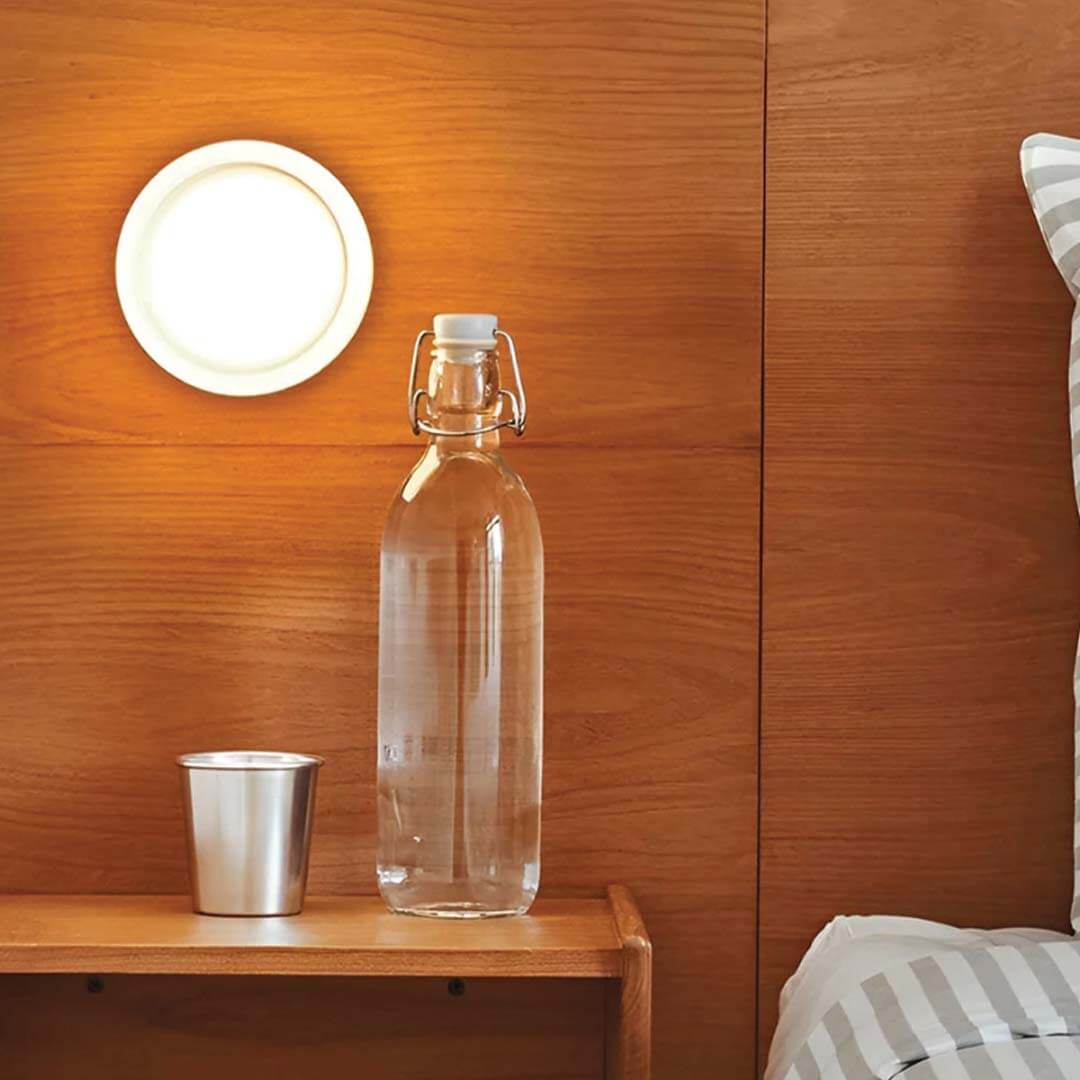 Dimple LED-Væglampe | Moderne Design | Akryl & Aluminium