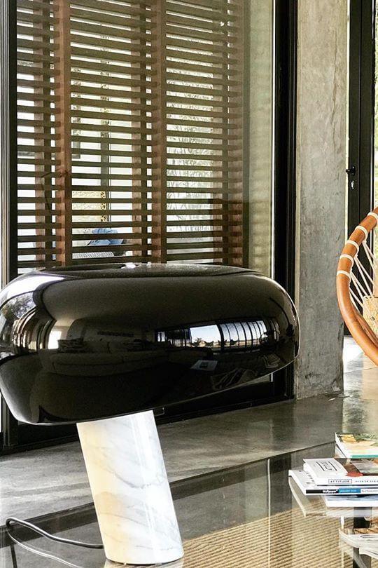 Elegant Marmor Bordlampe 28/40cm