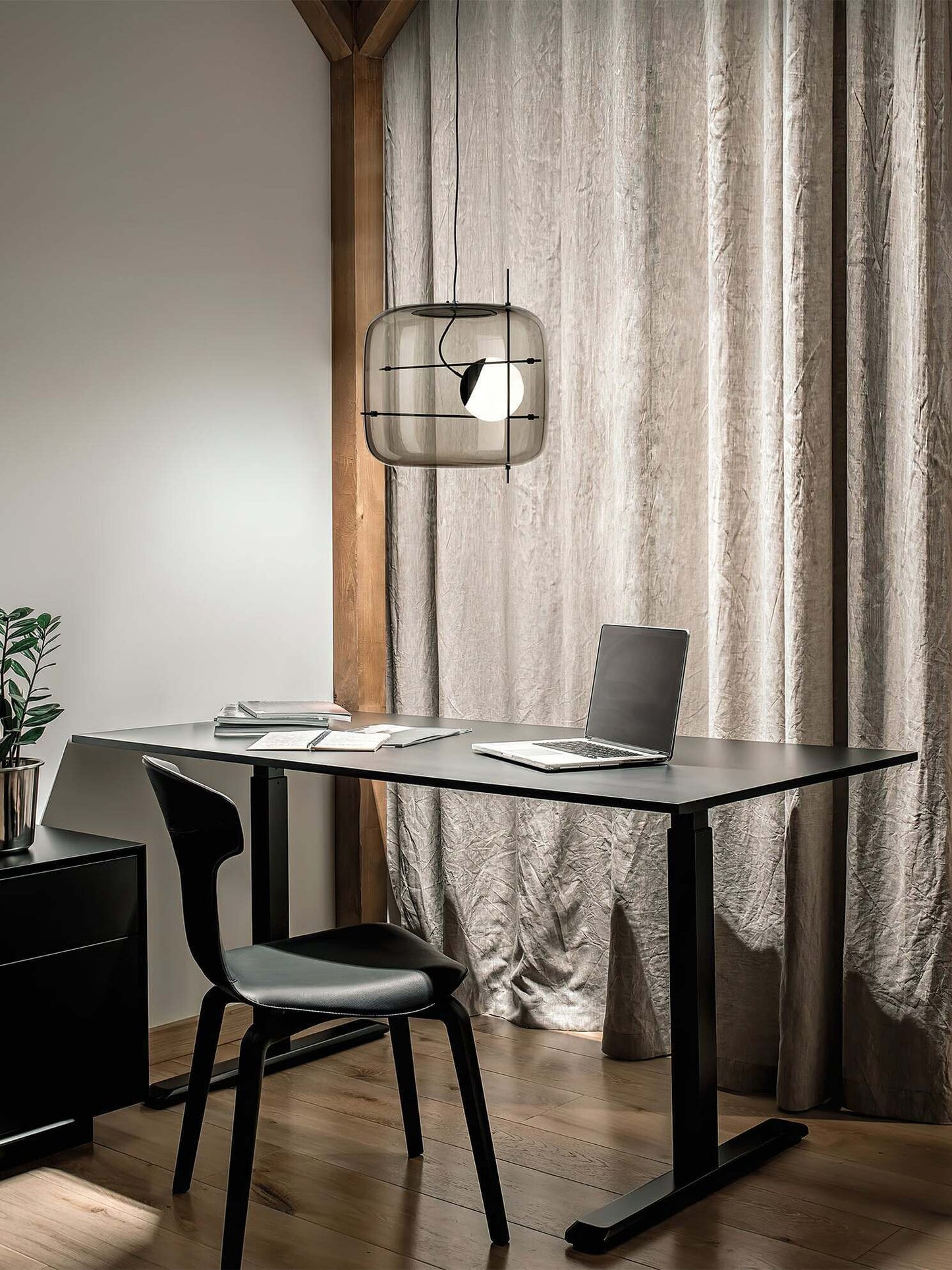 Elegant Glas Pendellampe - 30cm