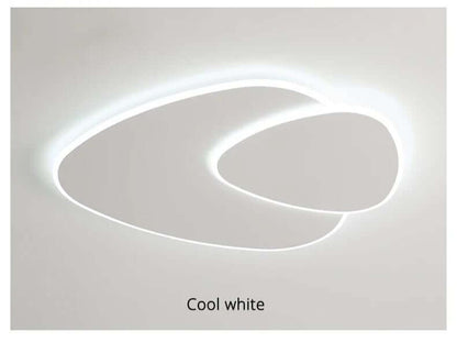Minimalistisk LED-loftslampe, Elliptisk Design