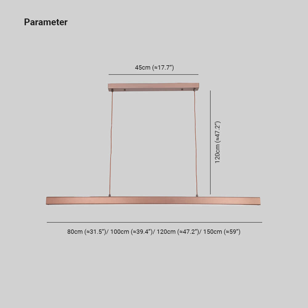 Elegant LED-pendel i metal og akryl