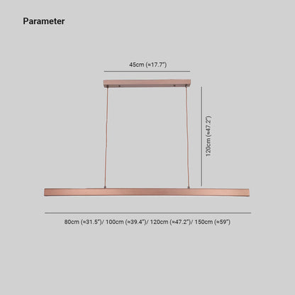 Elegant LED-pendel i metal og akryl