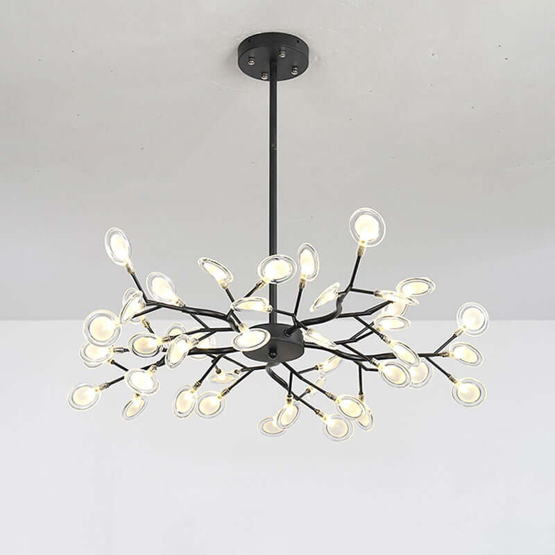 Moderne Akryl Lysekrone - LED Firefly Design