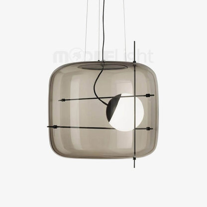 Elegant Glas Pendellampe - 30cm