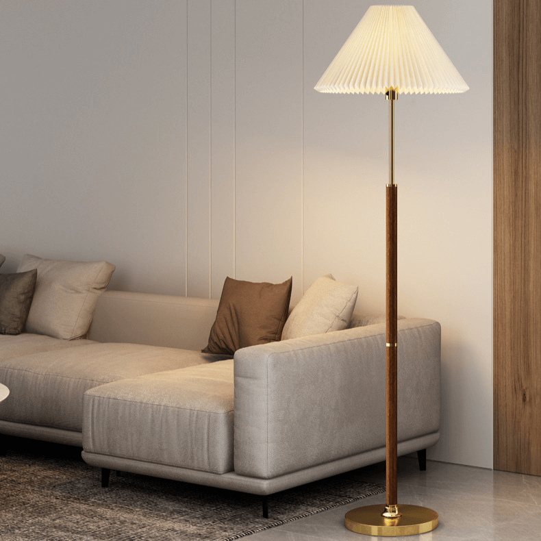 Elegant Gulvlampe i Rispapir - Skab Hygge