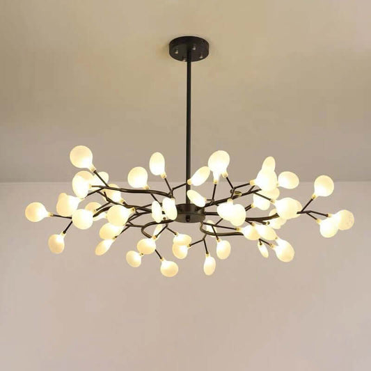 Moderne Akryl Lysekrone - LED Firefly Design