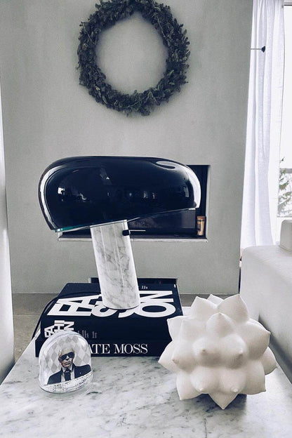 Elegant Marmor Bordlampe 28/40cm