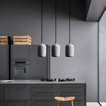 Moderne Cement Pendellampe - Dia 16cm