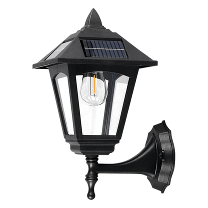 Klassisk trådløs solcelle væglampe 1+1 GRATIS