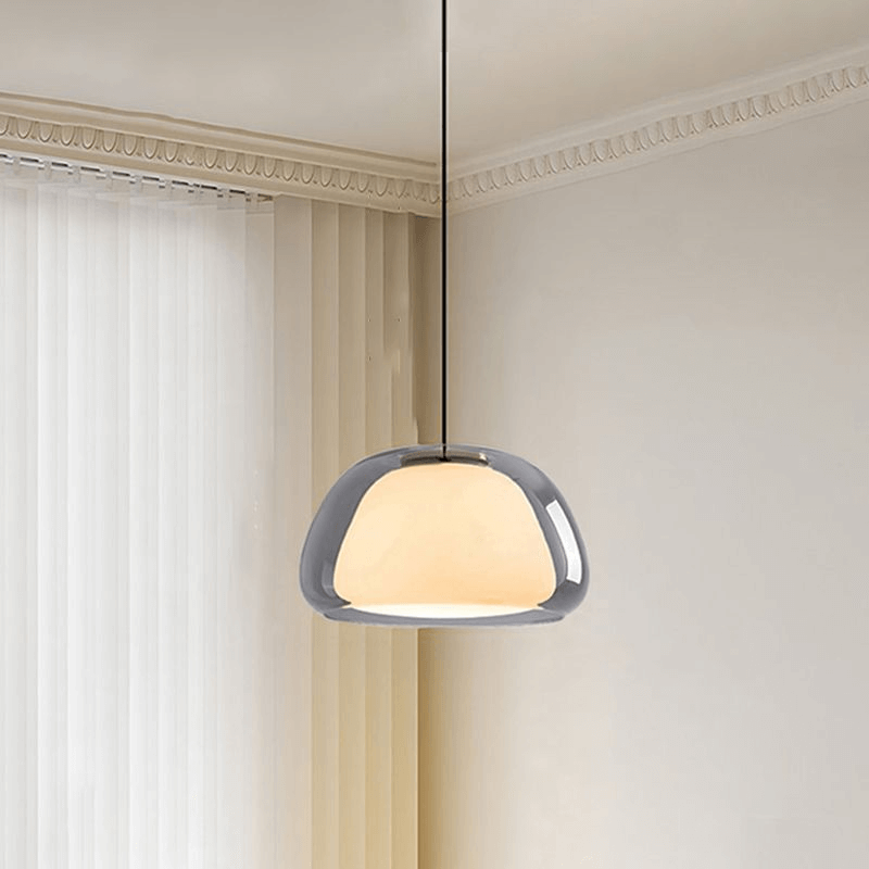 Elegant Jelly Pendellampe i Mælkeglas