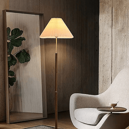 Elegant Gulvlampe i Rispapir - Skab Hygge