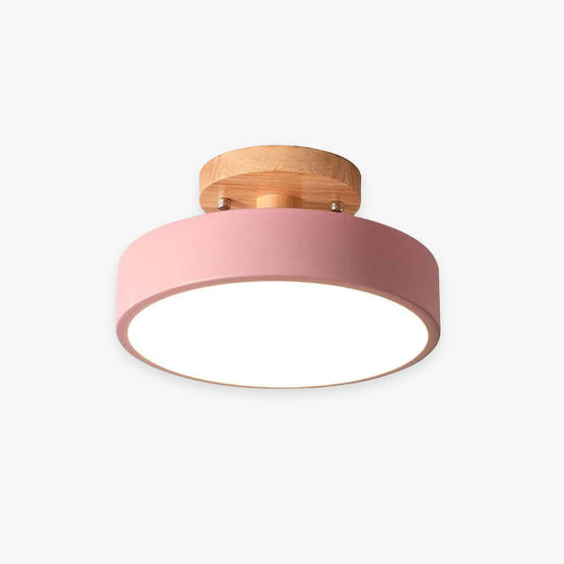 Dæmpbar LED-loftslampe i træ - 36W