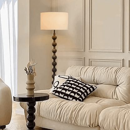 Elegant Gulvlampe i Træ - Japandi Stil