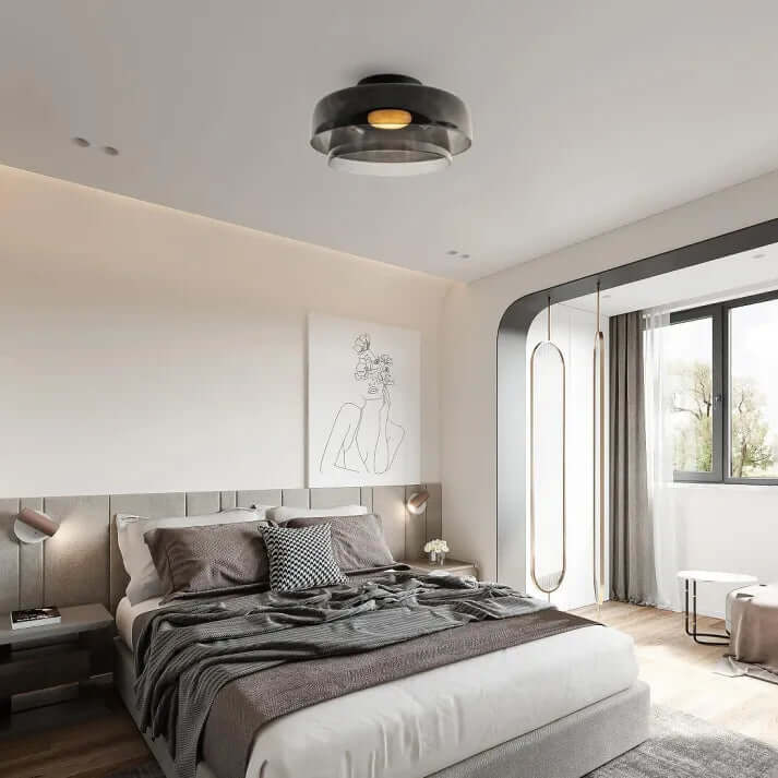 Elegant Glas Loftlampe - Nordisk Design