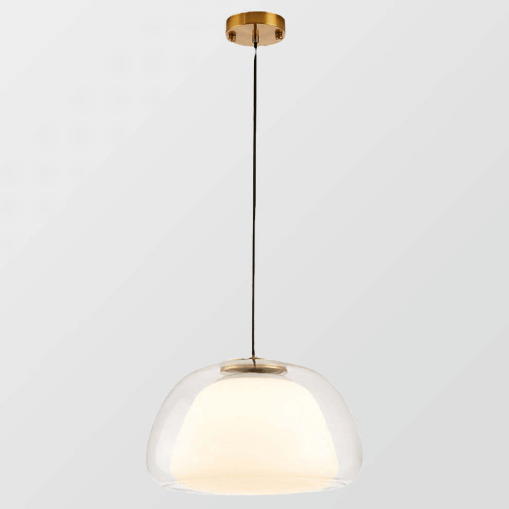 Elegant Jelly Pendellampe i Mælkeglas
