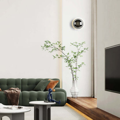 Væglampe i metal og glas - moderne design