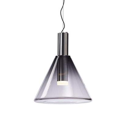 Elegant Pendel Lampe i Glas & Metal - Isabel