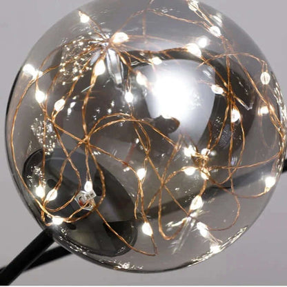 Elegant Glaskugle Lysekrone