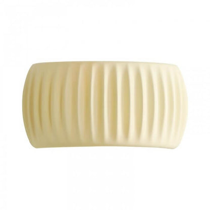 Ribbet Væglampe i Harpiks - Art Deco Design