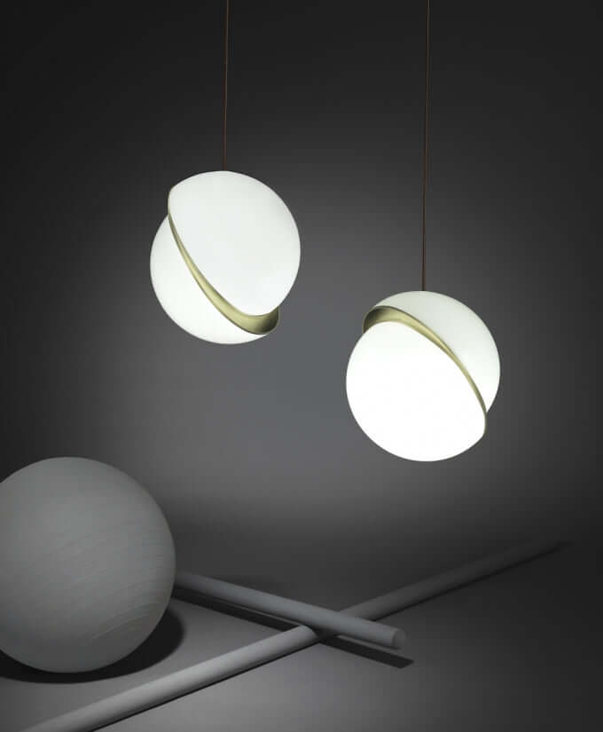 Elegant Halvmåne Pendellampe
