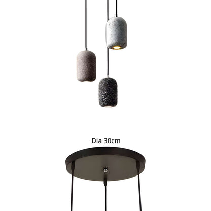 Moderne Cement Pendellampe - Dia 16cm