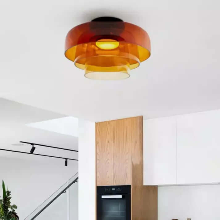 Elegant Glas Loftlampe - Nordisk Design