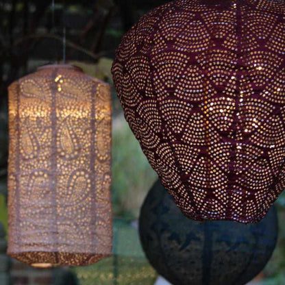 Solcelle Luftballon Lanterne - 26cm x 30cm