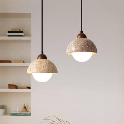 Elegant Marmor Pendel - 15cm