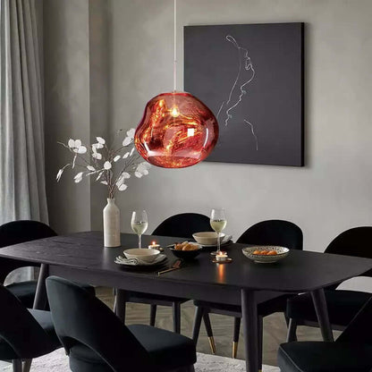 Smeltende Pendellampe, Moderne Design, Metal