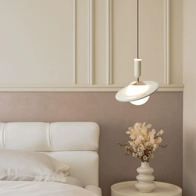 Modern LED-ringlampe | Justerbar højde | 3 farver