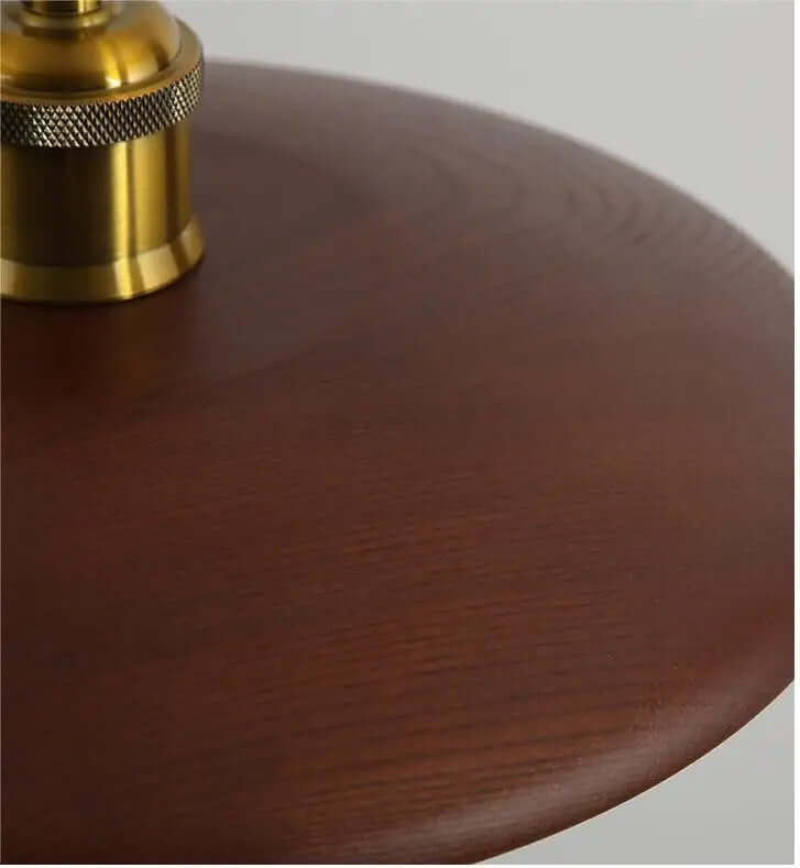 Designer loftslampe i træ med LED | Elegant belysning