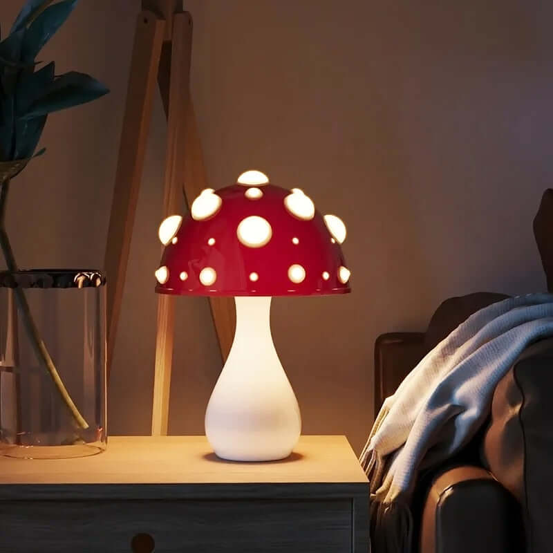 LED Bordlampe Svampedesign - Amanita