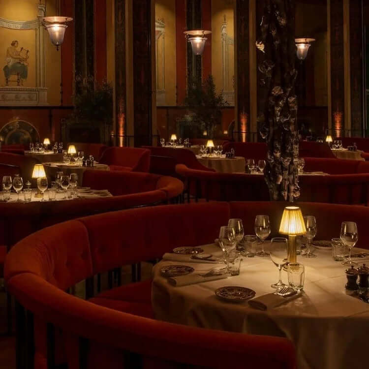 LED Trådløs Metal Bordlampe