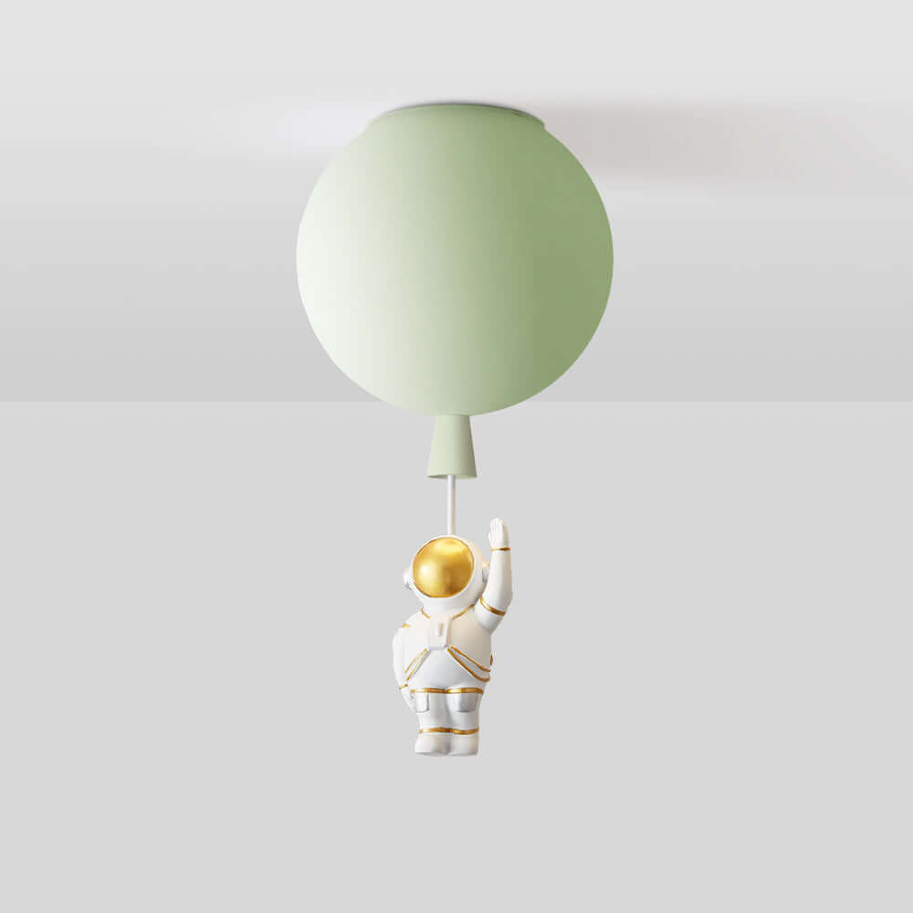 Moderne Måne Astronaut LED Loftslampe