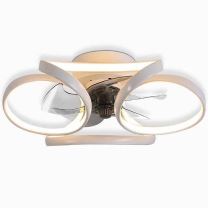 LED Loftlampe m/ Ventilator - Moderne Design