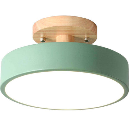 Dæmpbar LED-loftslampe i træ - 36W