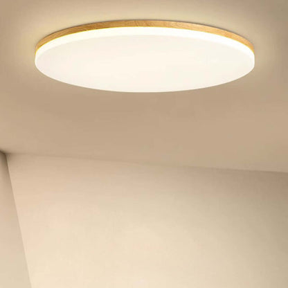 Rund LED-loftslampe i akryl