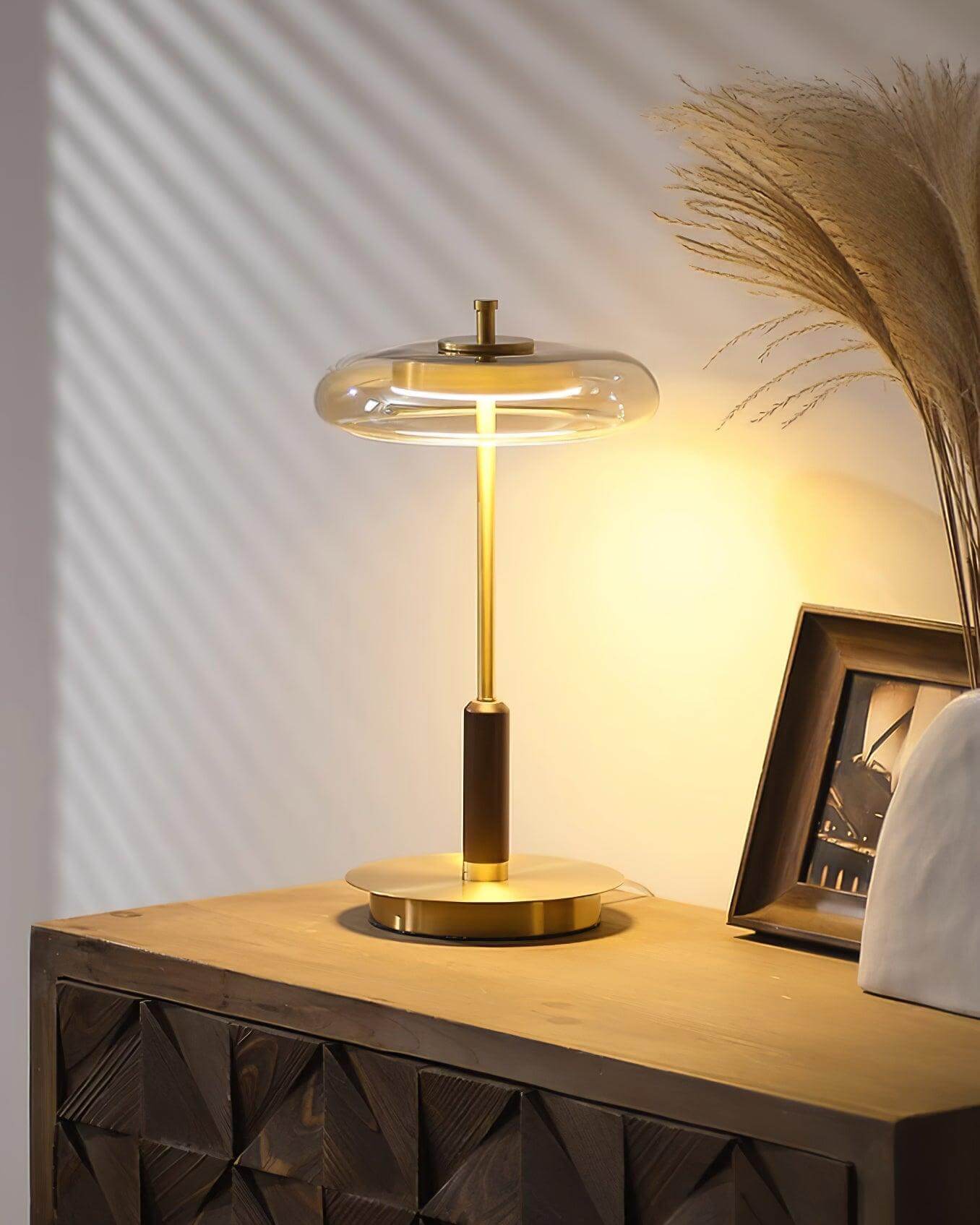 Elegant Bordlampe med LED | 22cm x 44,5cm