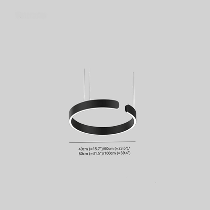 Cirkulær LED Pendel - Moderne Design