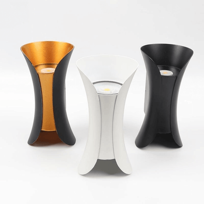 Vandtæt LED-udendørs væglampe i aluminium