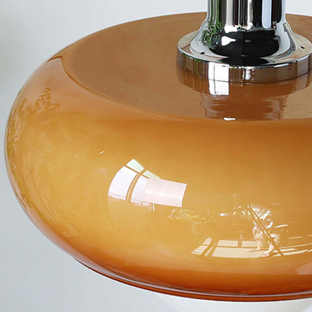 Elegant Kaffe-Glas Pendellampe - Modern Design